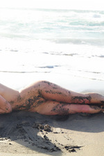 Petite Teen Lorena B Nude Posing At Seashore 07