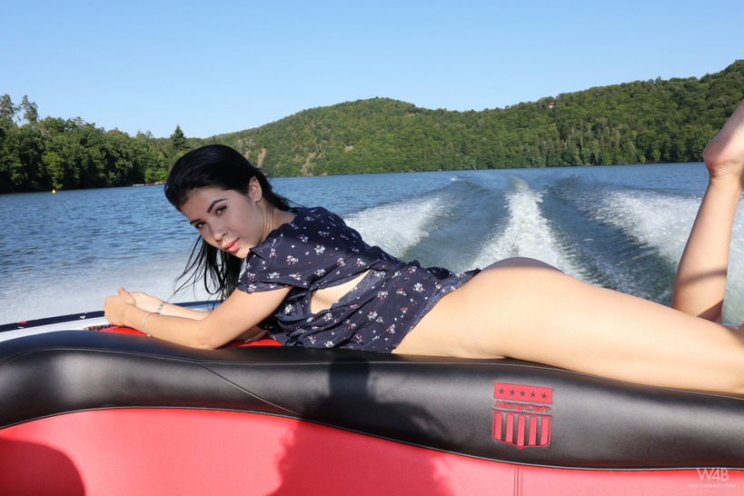 Lady On A Yacht 06