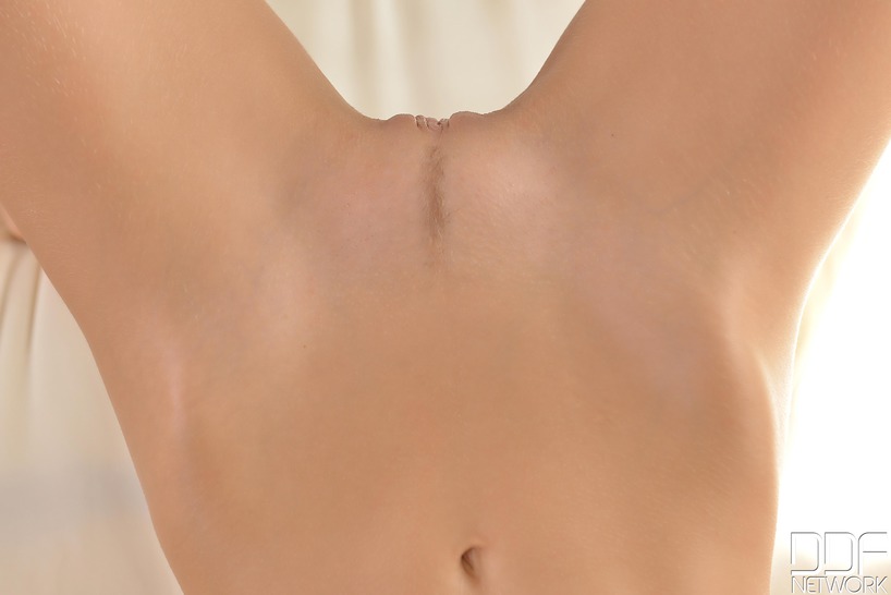 Skinny Blonde Beauty Nancy Masturbates 8