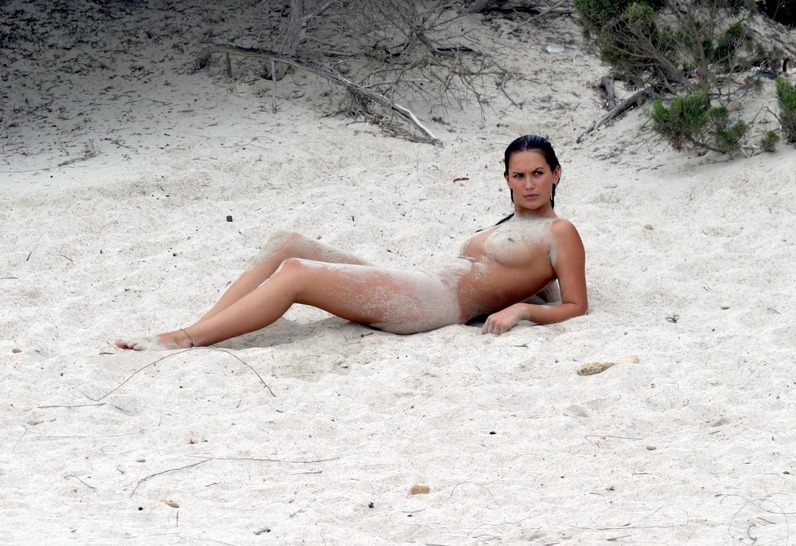 Lucy Clarkson On The Beach 12