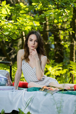 She teases on hands and knees 2