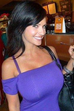 Denise Milani Purple Dress